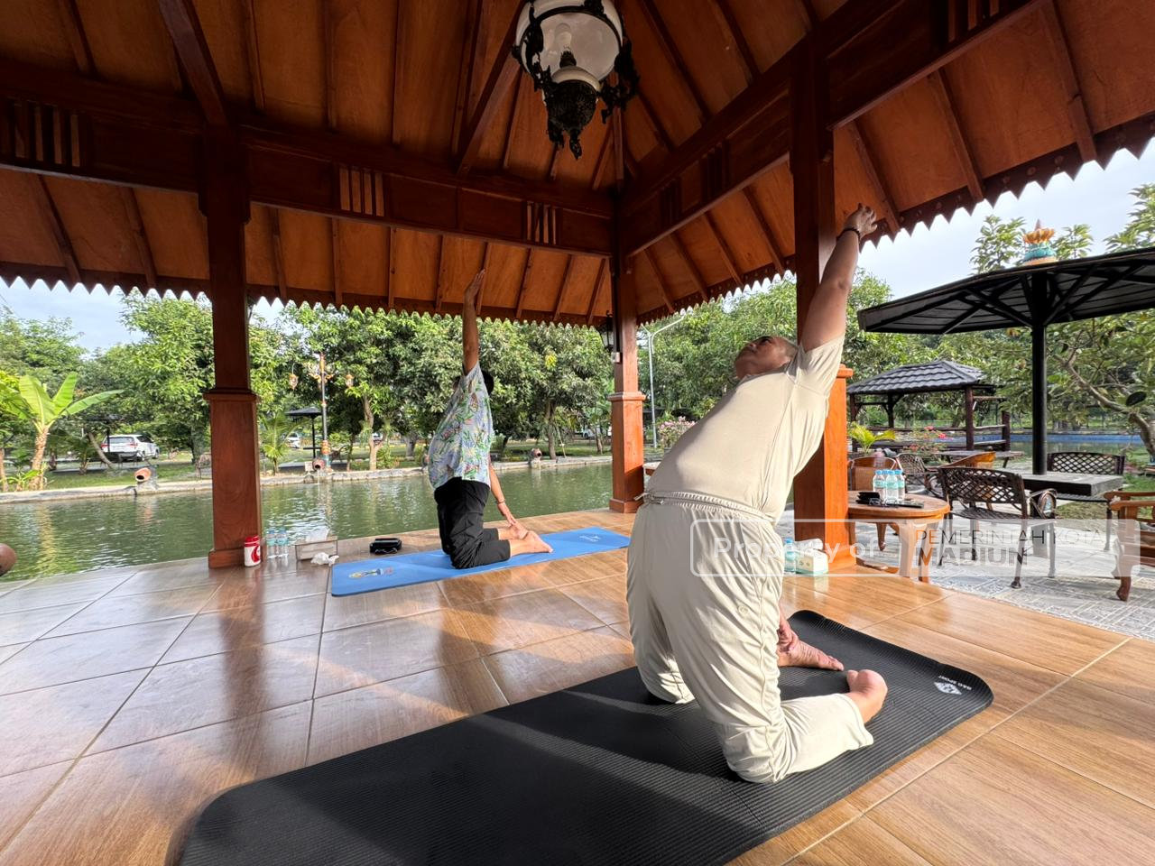 Jaga Kebugaran Aparatur, Wali Kota Madiun Rutinkan Senam Yoga di Green House
