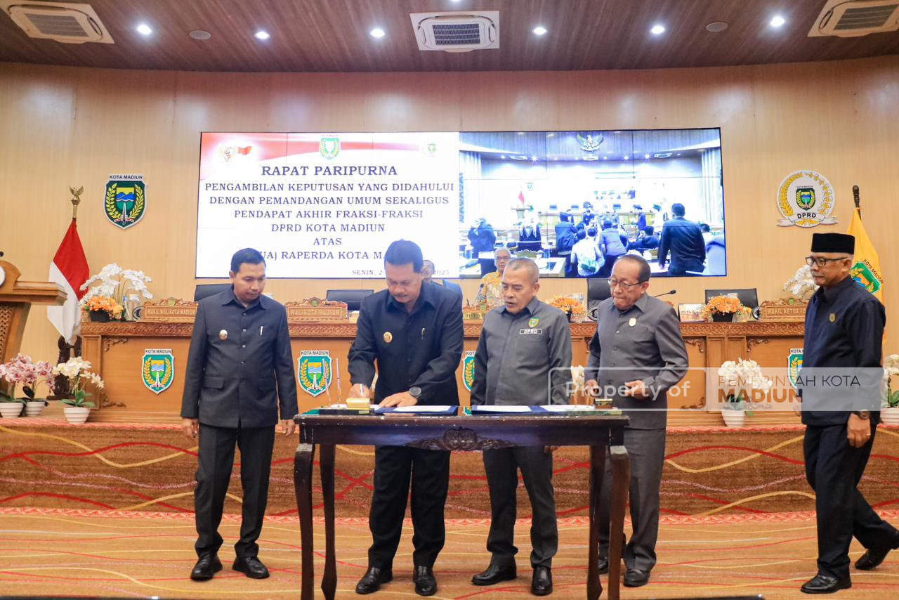 Aturan Daerah dan Pusat Disesuaikan, Dua Raperda Resmi Ditetapkan