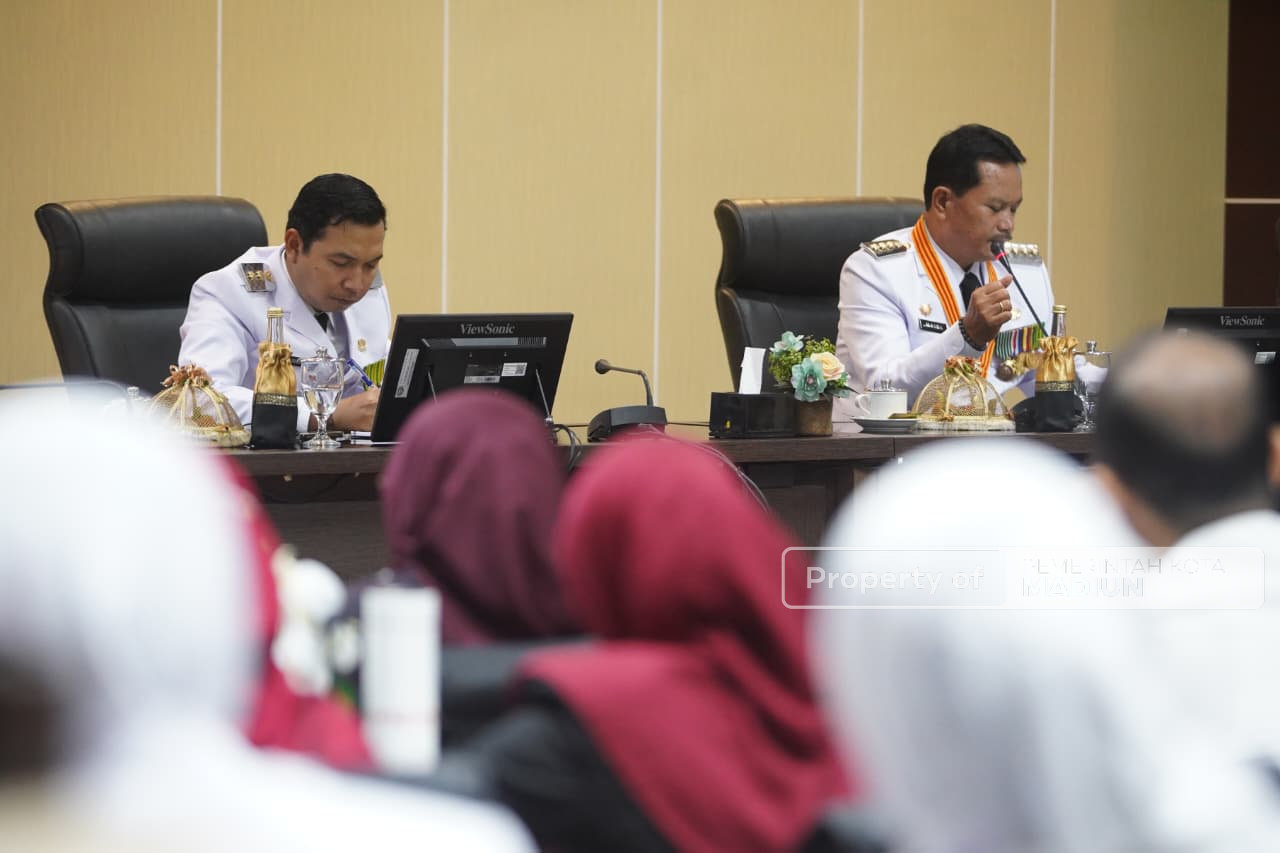 Rapat Dinas Pejabat, Wali Kota Madiun Ingatkan Integritas Antikorupsi