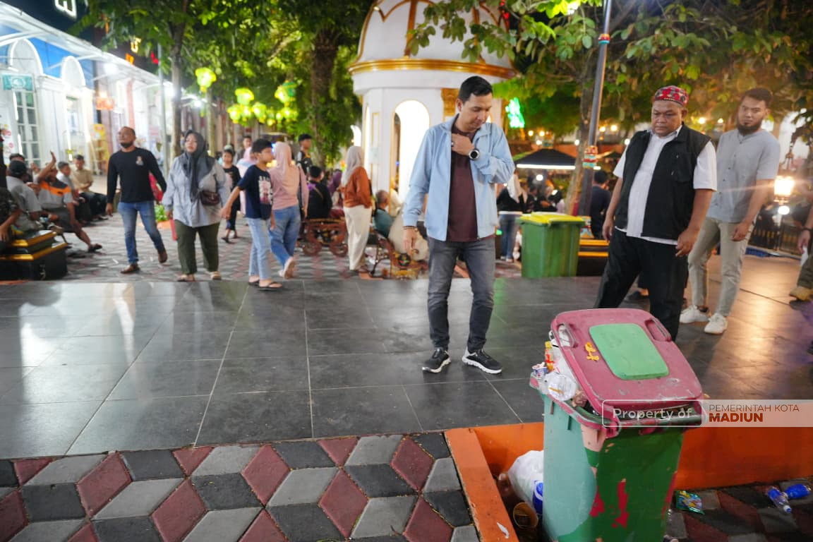 Sidak PSC, Plt Wali Kota Madiun Tegaskan UMKM Wajib Kelola Sampah