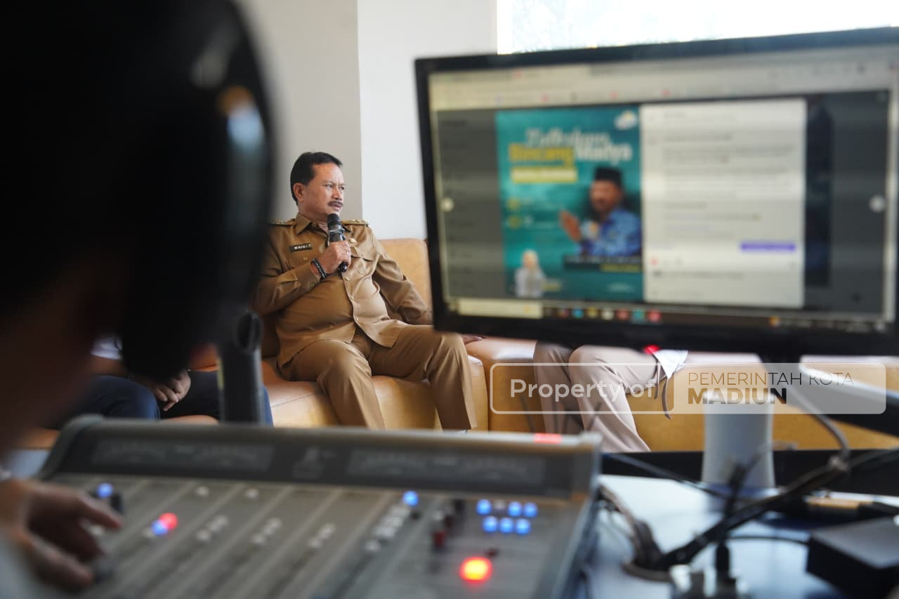 Jadi Narasumber di Radio Madya FM, Wali Kota Paparkan Strategi Menuju Madiun Mendunia