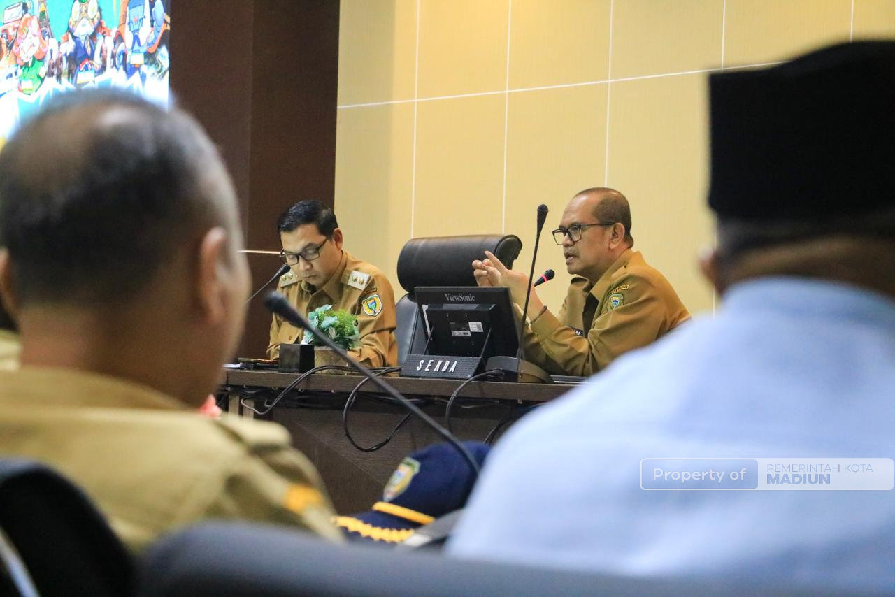 Optimalkan Jalannya Pembangunan Kota, Plt Wali Kota Pimpin Evaluasi Secara Berkala