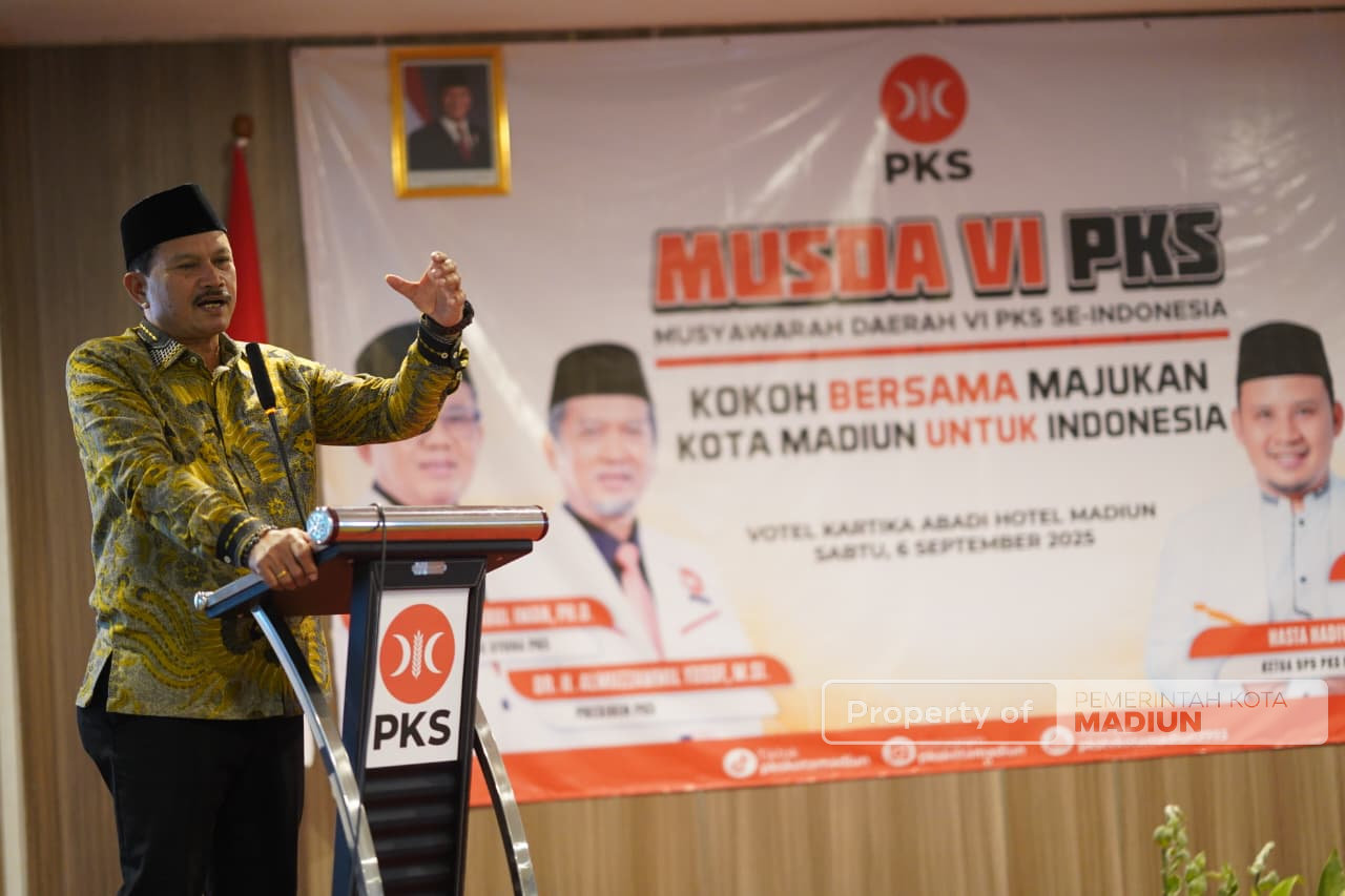Hadiri Musda VI PKS, Wali Kota Madiun Tekankan Kolaborasi untuk Pembangunan Kota
