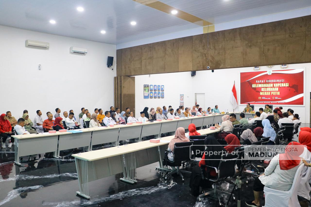 Gelar Rapat Koordinasi, Wali Kota Madiun Dorong Penguatan KKMP sebagai Penggerak Ekonomi Kerakyatan