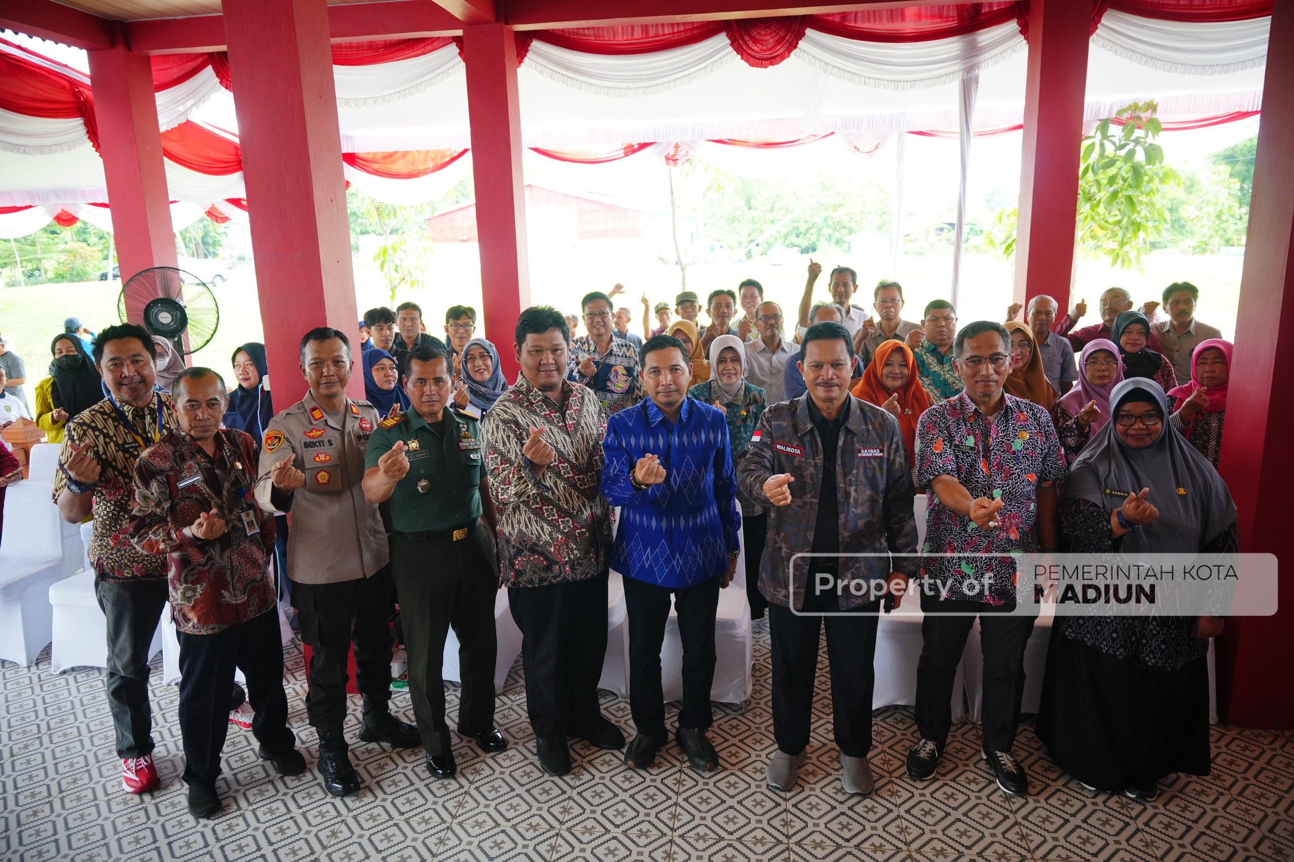 Wali Kota Madiun Resmikan Kampung Kendali PTM, Dorong Masyarakat Hidup Sehat dan Mandiri