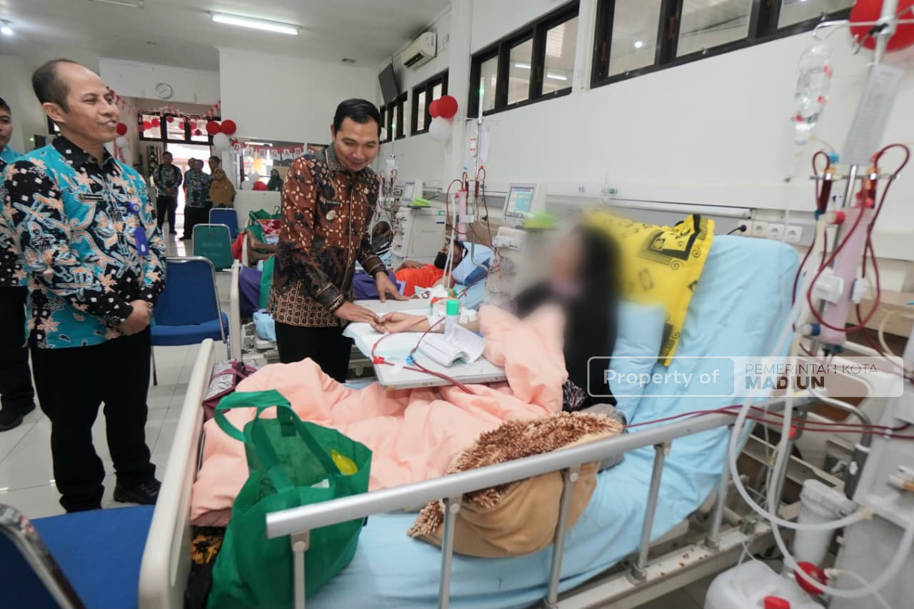 Plt Wali Kota Tinjau Layanan Hemodialisa RSUD Kota Madiun, Dorong Peningkatan Kualitas Pelayanan