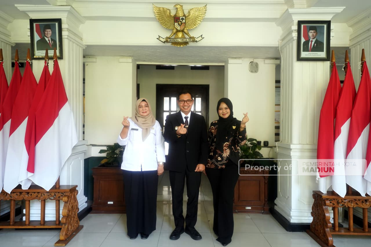 Terima Delegasi Muda Almira Vivia, Plt Wali Kota Titip Nama Madiun ke Kancah Dunia
