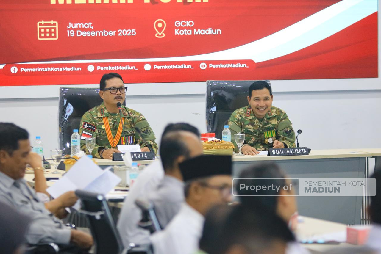 Gelar Rapat Koordinasi, Wali Kota Madiun Dorong Penguatan KKMP sebagai Penggerak Ekonomi Kerakyatan