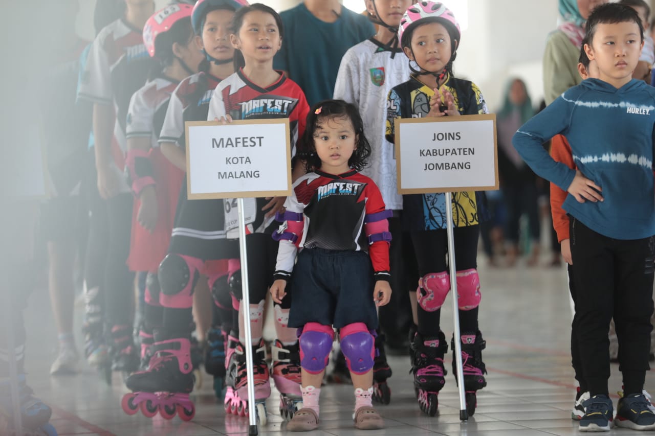Buka Kejuaraan Sepatu Roda, Wali Kota Imbau Jaga Sportivitas