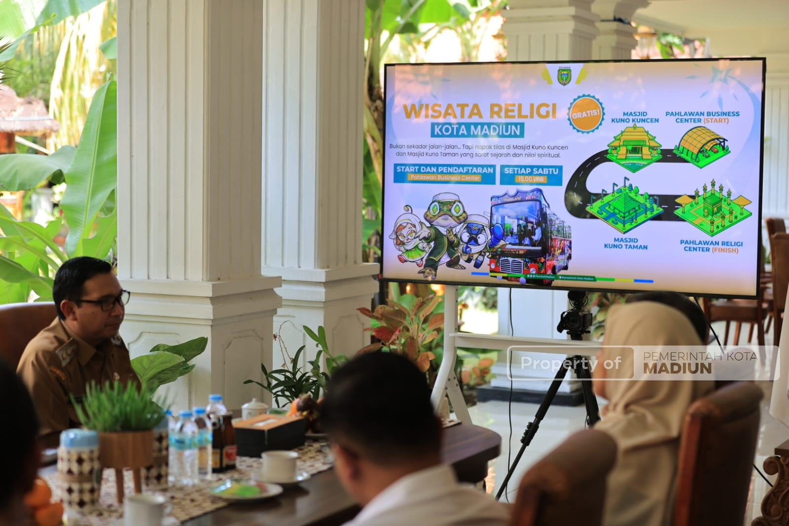Stafsus Wapres Kunjungi Kota Madiun, Bertemu Plt Wali Kota Bahas Potensi Wisata dan Budaya