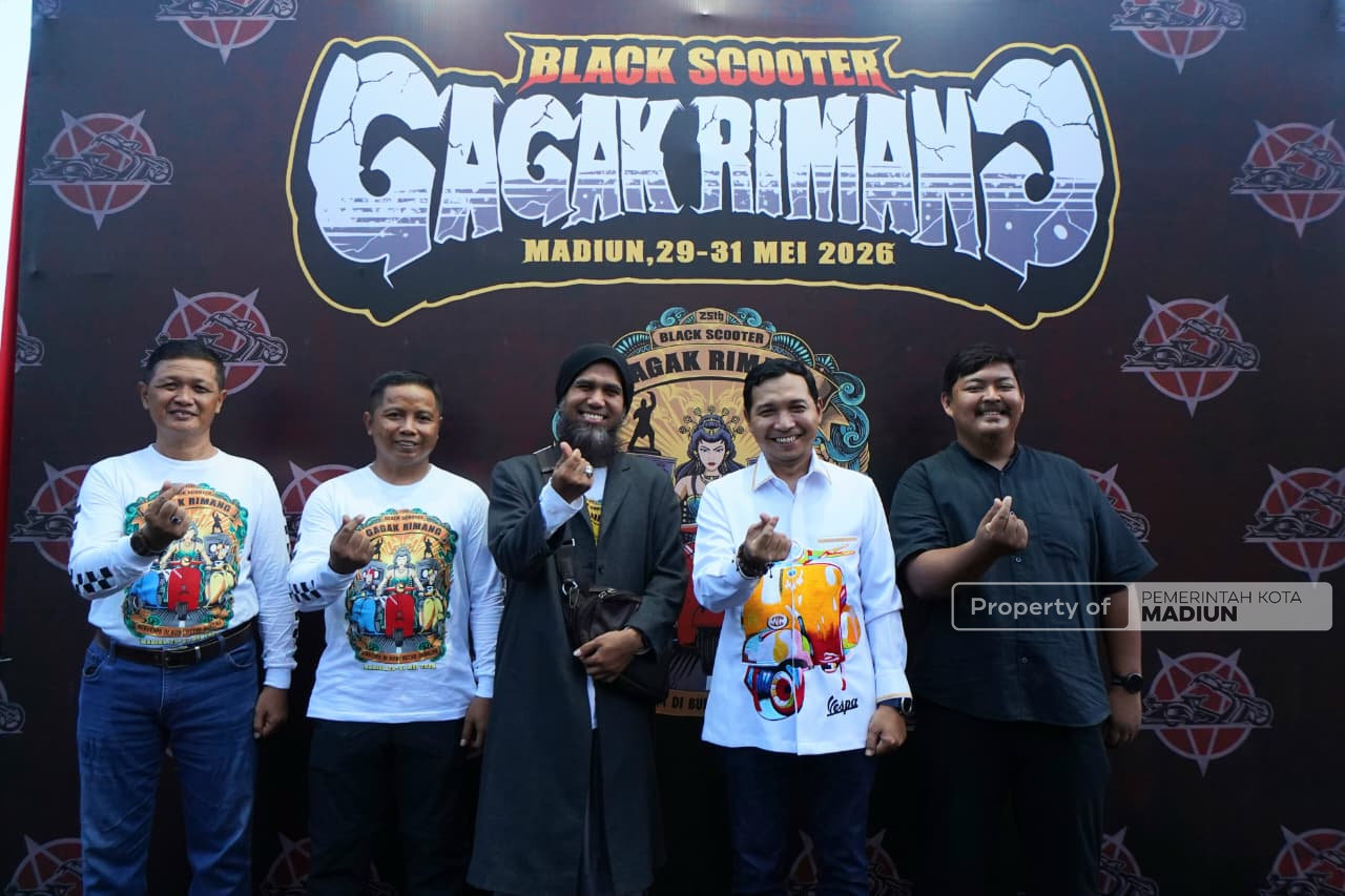 Black Scooter Gagak Rimang Jadi Pembuka Rangkaian HUT ke-108 Kota Madiun
