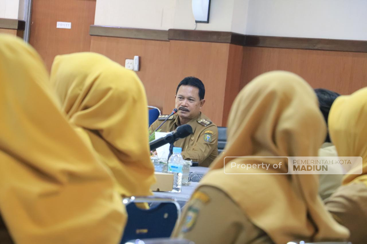Wali Kota Madiun Pimpin Evaluasi Kinerja Dinas Perkim, Tegaskan Perkim-LH Casing Wajah Kota