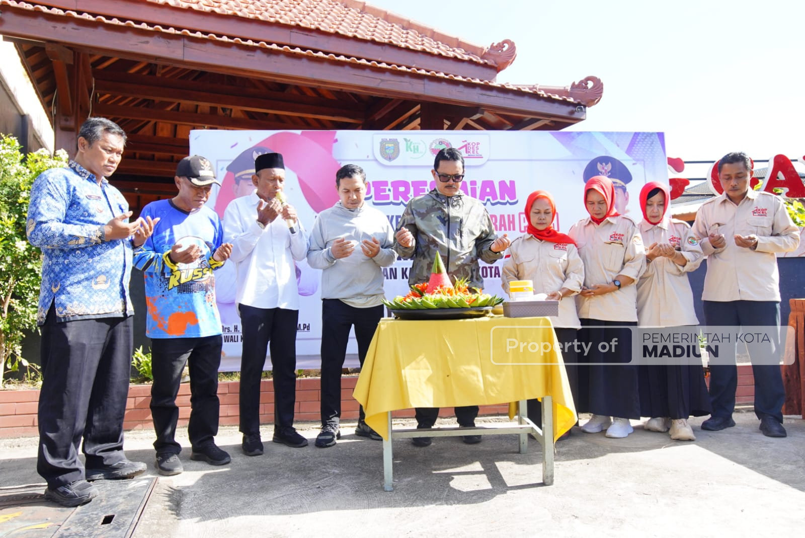 Launching KMP Kelurahan Kartoharjo, Wali Kota Madiun: KMP Hampir Selesai di 27 Kelurahan
