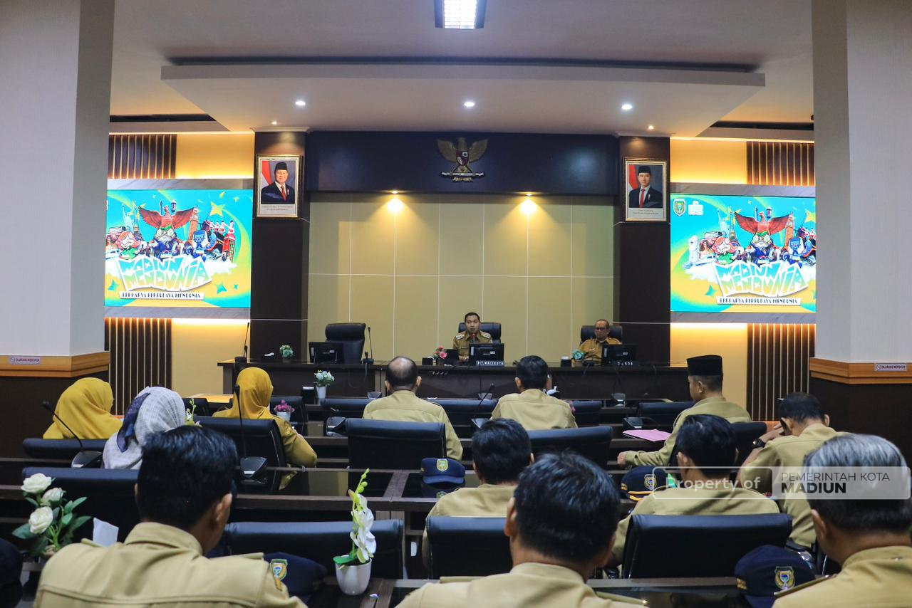 Optimalkan Jalannya Pembangunan Kota, Plt Wali Kota Pimpin Evaluasi Secara Berkala
