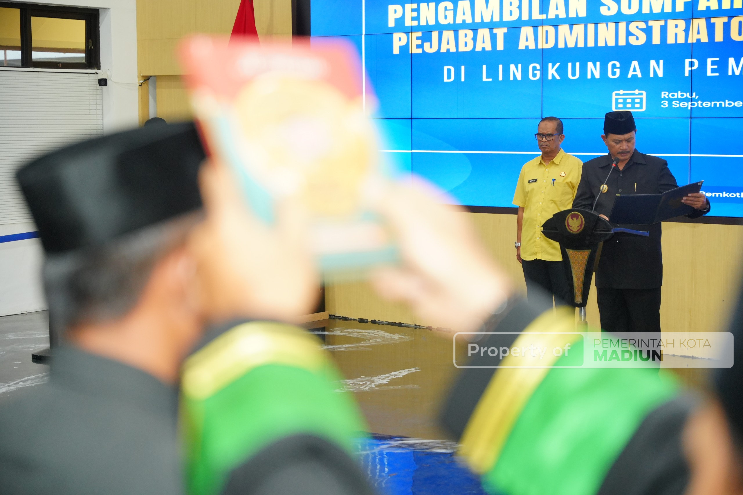 Isi Sejumlah Jabatan Kosong, Wali Kota Mutasi 58 Pejabat Administrator dan Pejabat Pengawas