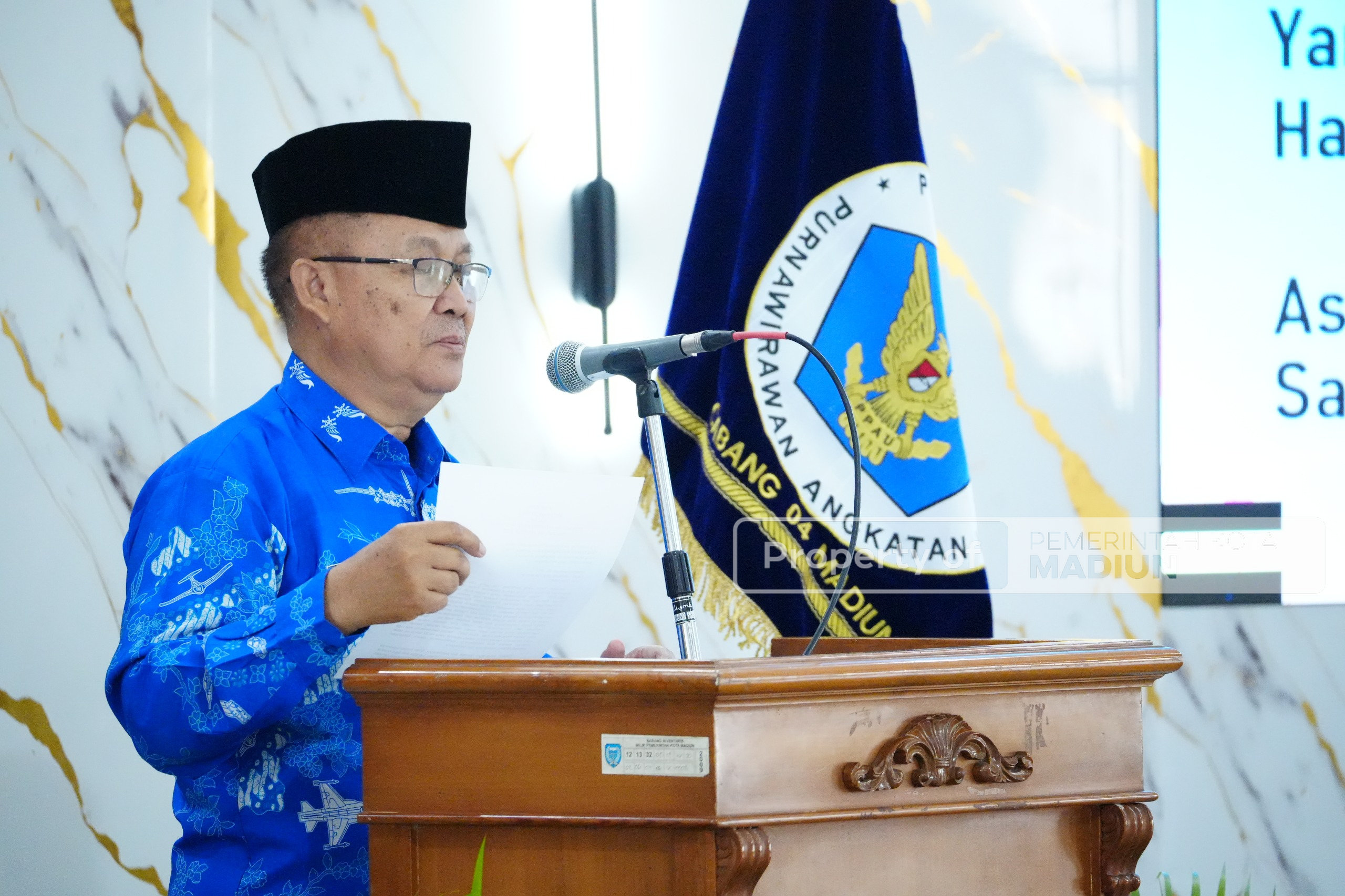 Hadiri Tasyakuran HUT ke-27 PPAU, Wali Kota Harap Purnawirawan Terus Jadi Teladan