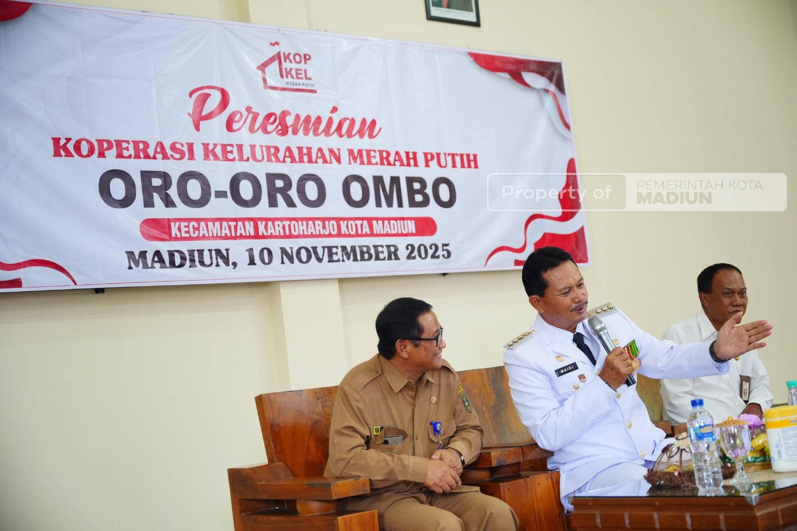 KMP Oro-Oro Ombo Diresmikan, Wali Kota Dr. Maidi: KMP Harus Bawa Kesejahteraan