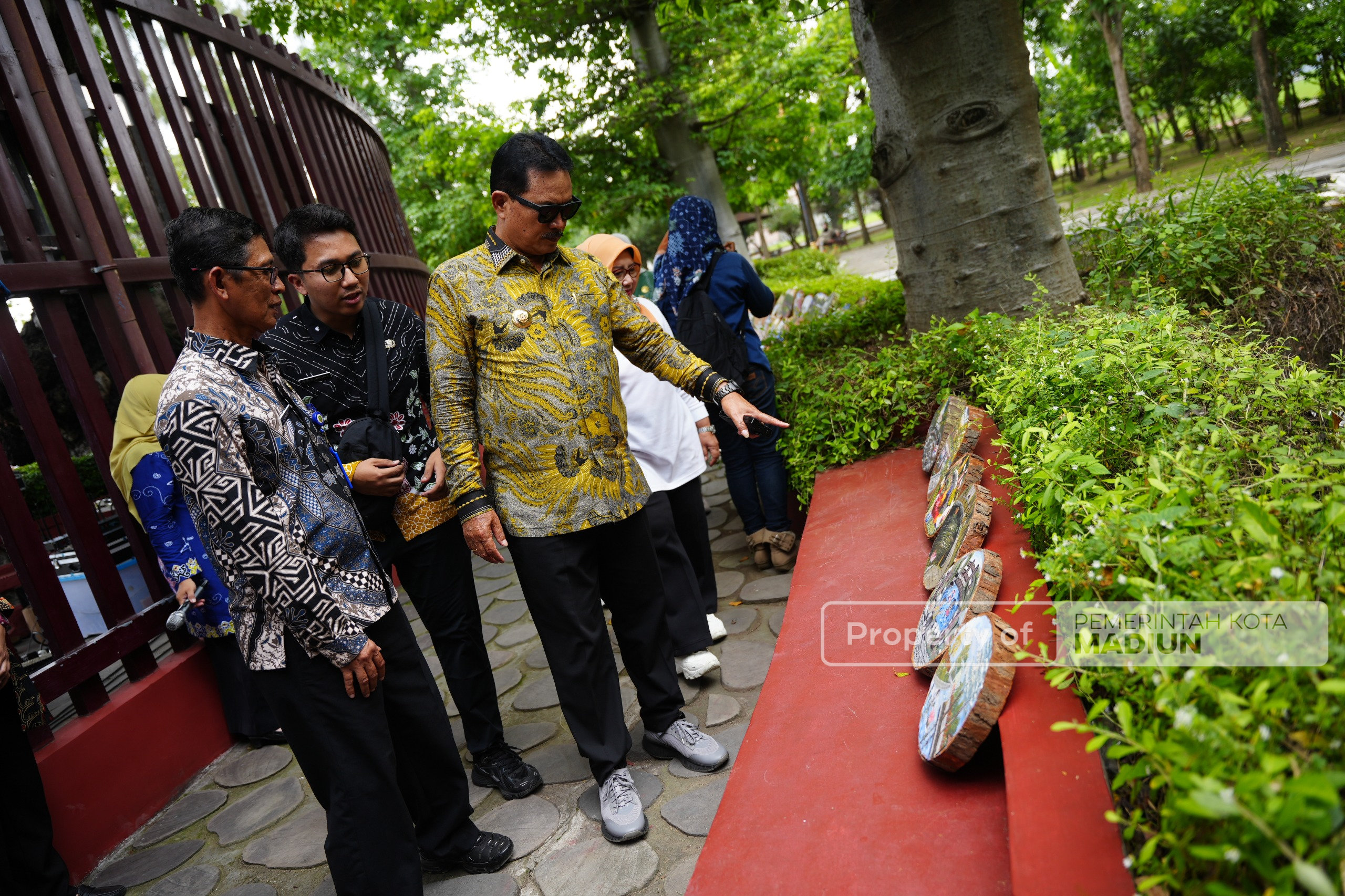RTH Kota Madiun Jadi Wadah Kreativitas Pelajar, Wali Kota Dorong Seni Anak untuk Pelestarian Lingkungan
