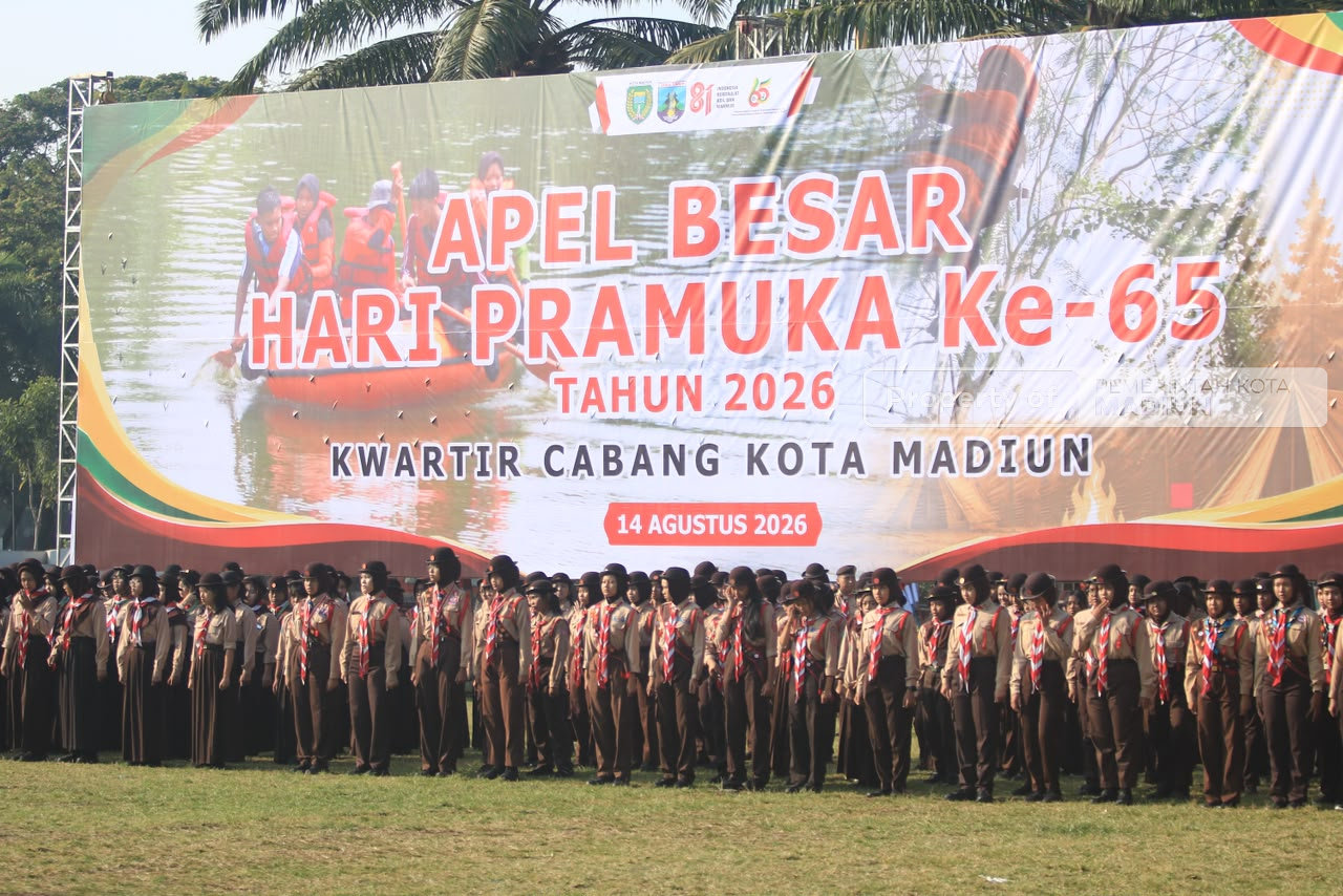 Hari Pramuka ke-65, Gerakan Pramuka Kota Madiun Didorong Dukung Swasembada Pangan