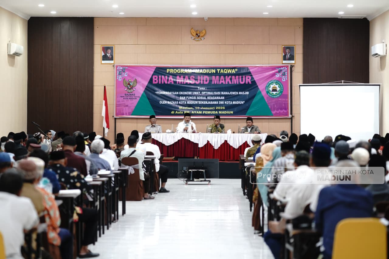 Wali Kota Madiun Dorong Peran Strategis Masjid dalam Pemberdayaan Umat dan Pembangunan Kota