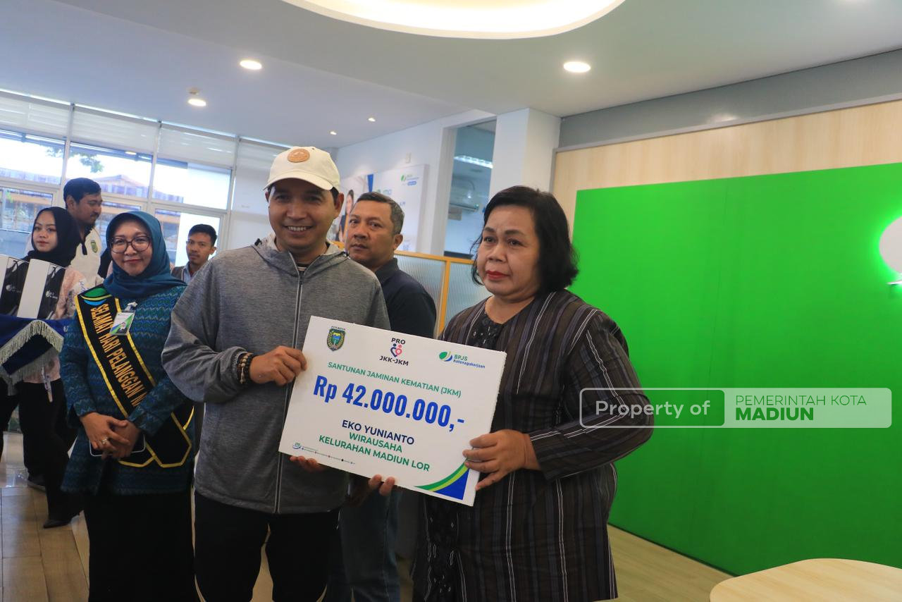 Peringatan Harpelnas, Pemkot Madiun Perkuat Perlindungan Pekerja Nonformal melalui BPJS Ketenagakerjaan
