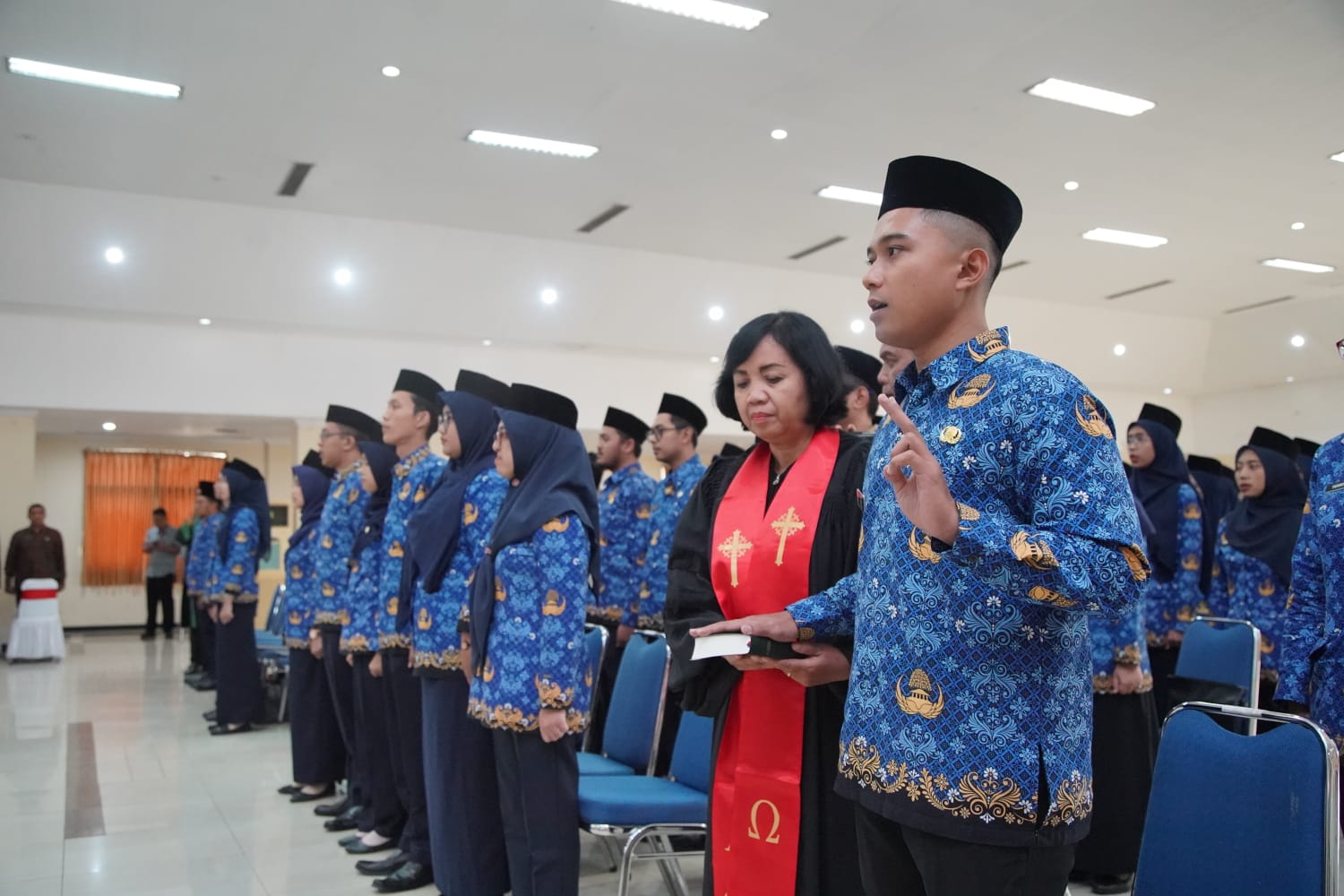 123 ASN Ikut Pengambilan Sumpah Janji, Wali Kota Pesan Utamakan Layanan Kepada Masyarakat